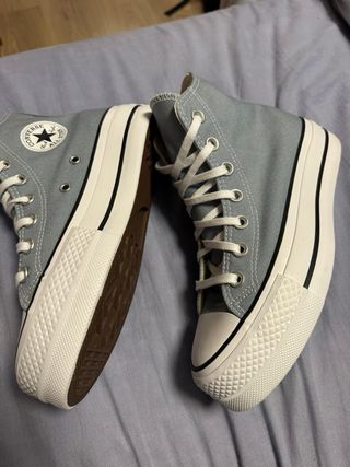 Converse All Star plataforma azul