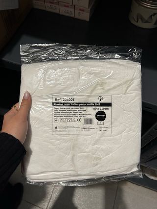 Fundas desechables para camilla