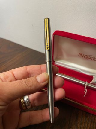 CONJUNTO BOLÍGRAFO Y PLUMA INOXCROM. A ESTRENAR