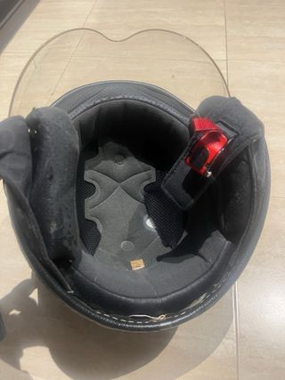 Casco Moto Talla M Negro