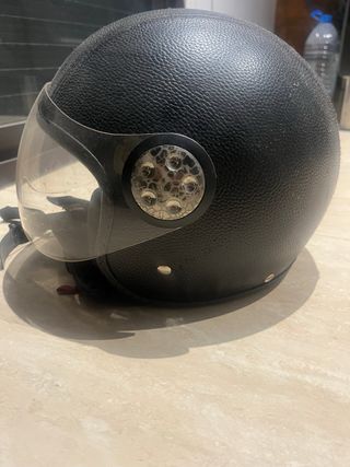 Casco Moto Talla M Negro