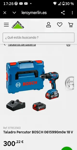 Set Herramientas Bosch 18V Taladro y Amoladora