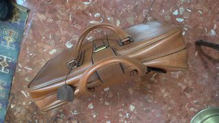 Maletas vintage antiguas de piel y lona