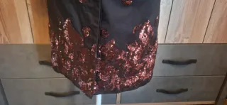 Chaqueta/Vestido negro Niza Lentejuelas T.44/46