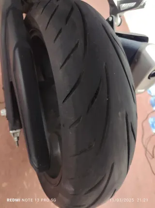 Honda CB500F Naked granate