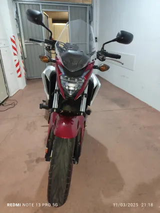 Honda CB500F Naked granate