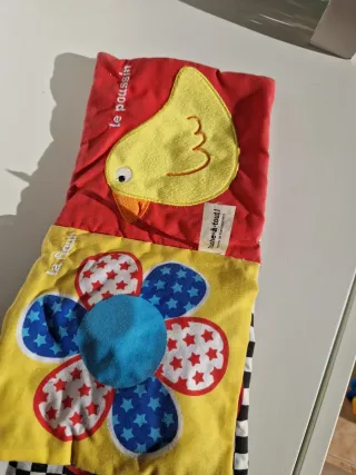 Libro bebé de tela con texturas