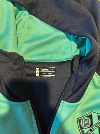 Chaqueta Soka SD Huesca Fútbol Azul/Turquesa