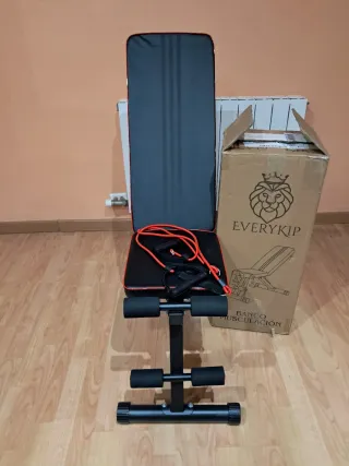Banco de musculación plegable