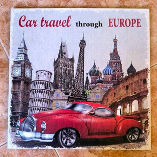 Cuadro decorativo Viaje por Europa