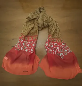 Sciarpa Trussardi seta vintage