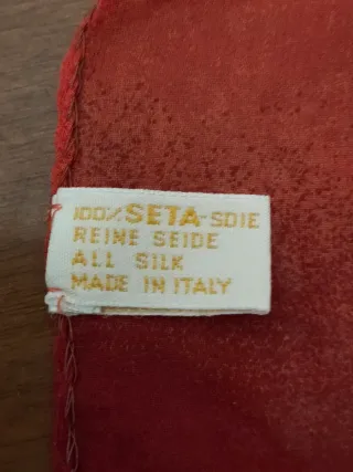 Sciarpa Trussardi seta vintage