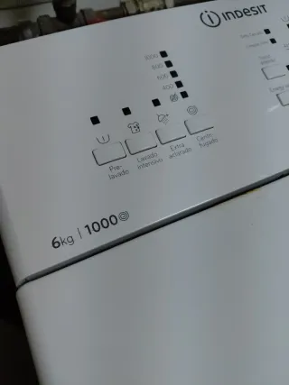 Lavadora Carga Superior Indesit 6kg 1000rpm