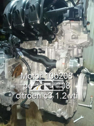 Motor 10b208 peugeot 208 citroen c3 1.2 vt
