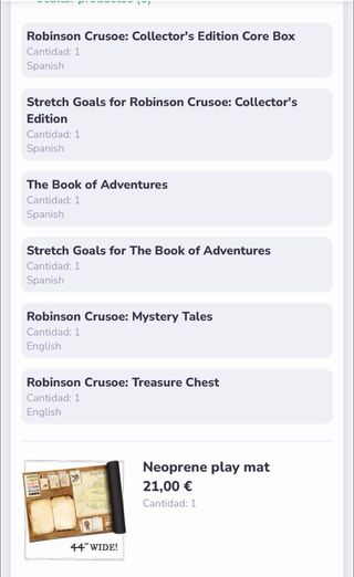 Robinson Crusoe. Endless Adventures Pledge.