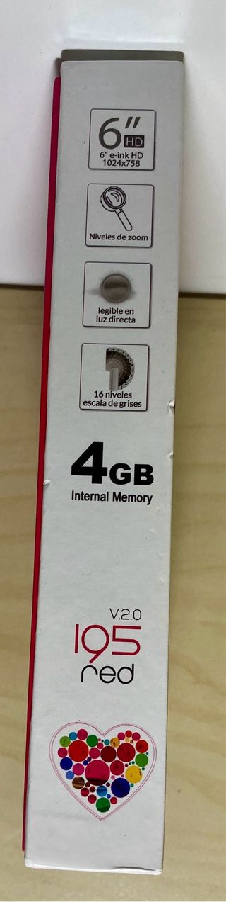 Woxter Scriba 195 v.2.0 Rojo - E-book (ROTO)