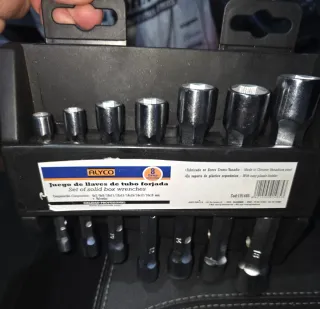 Juego 7 llaves tubo hexagonales Alyco