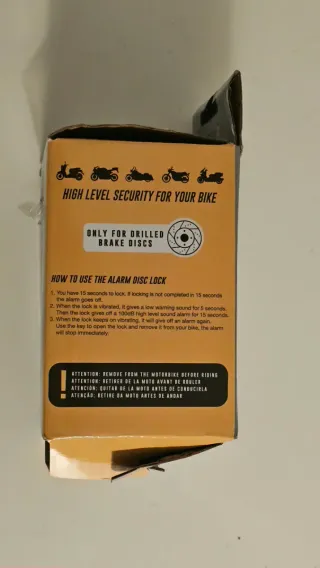 Candado Antirrobo Lock-o con Alarma