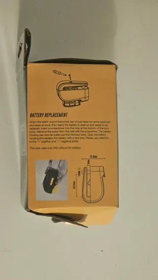 Candado Antirrobo Lock-o con Alarma