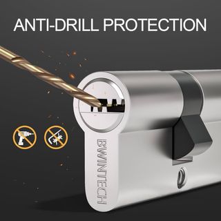 NUEVA Cerradura Cilindro Bwintech 45/45mm Latón