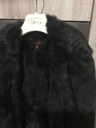 Cappotto scamosciato Derhy marrone taglia S