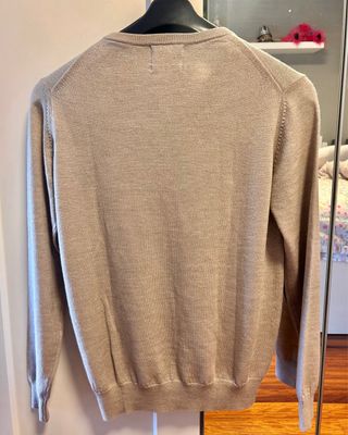 Jersey Scotta Lana Talla M Beige