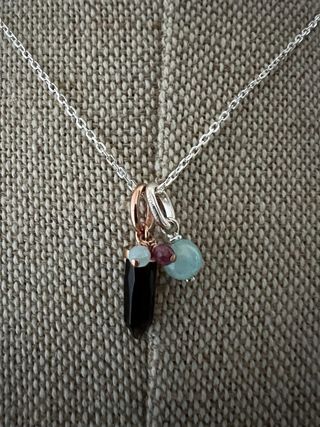 Cadena Tous Plata 925 con colgantes Tiny 2 y 1 cm