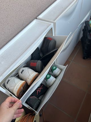 Zapateros Ikea blancos