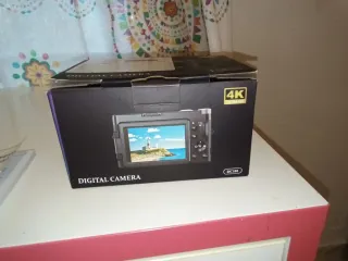 Cámara Digital Fotos y Vídeo 4K
