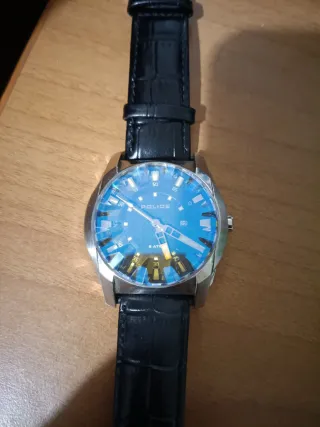 Orologio Police Uomo Blu e Nero