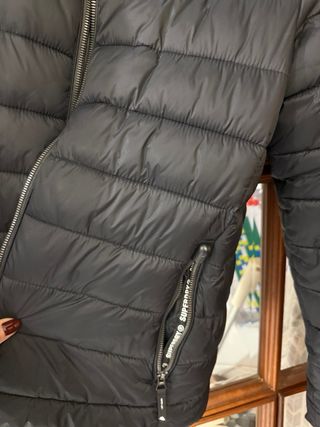 Plumífero Superdry Negro Talla L