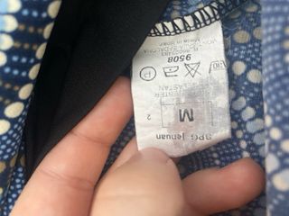 Blusa Talla XL Estampado Círculos