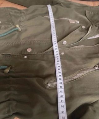 Abrigo borreguito verde militar Talla S