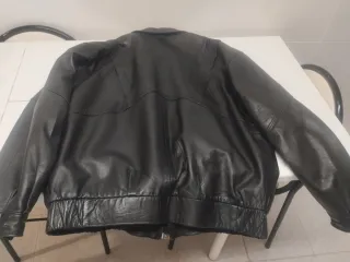 Cazadora Piel Gascon Talla 56 Negra