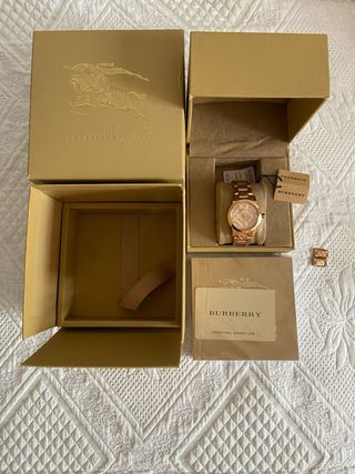 Reloj Burberry The City Oro Rosa