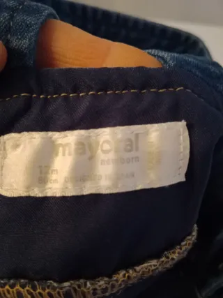 Vestido vaquero niña con flores