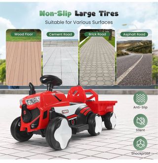 Tractor Eléctrico Infantil con Remolque NUEVO