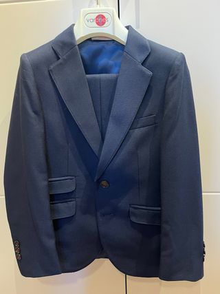 Traje comunión completo niño T9 azul marino