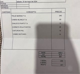 Traje comunión completo niño T9 azul marino