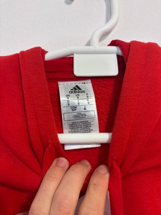 Sudadera Adidas Roja Talla S