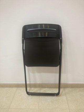 Pack 4 Sillas Plegables Negras