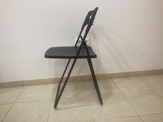 Pack 4 Sillas Plegables Negras