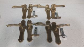 Manillas de puerta doradas (4 unidades)