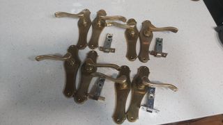 Manillas de puerta doradas (4 unidades)