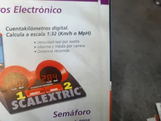 Scalextric Velocímetro Electrónico 1/32