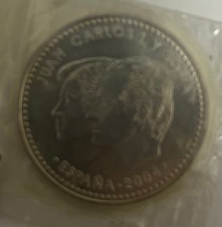 Moneda 12 Euros 2004 Boda Príncipe Felipe y Letizi