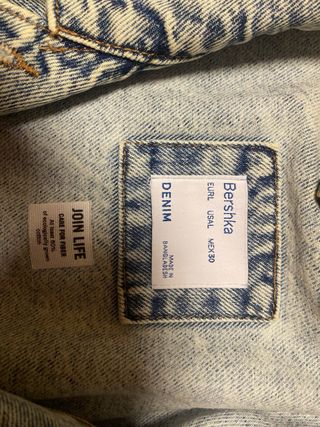 Chaqueta Vaquera Bershka Talla L