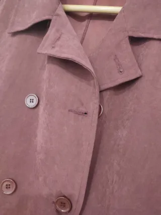 Abrigo largo burdeos