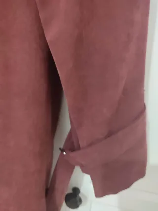 Abrigo largo burdeos