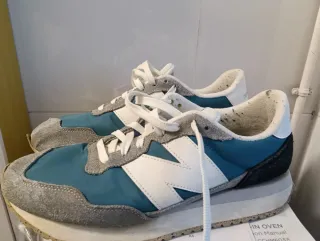 Zapatillas New Balance azul y gris